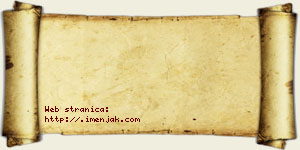 Milana Pejanović vizit kartica